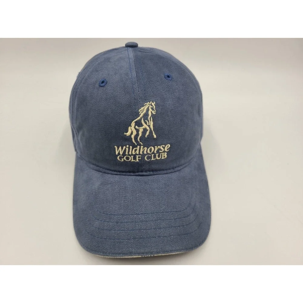 Wildhorse Golf Club at‎ Robson Ranch Strapback Adjustable Hat Cap Men Women Blue
